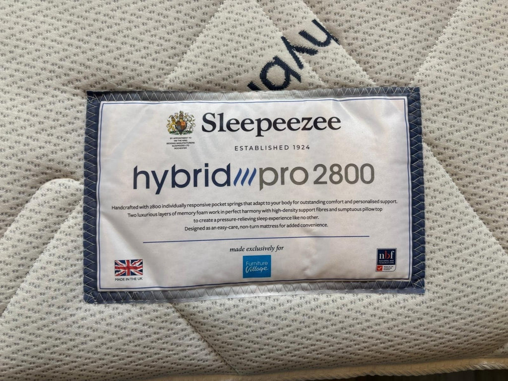Sleepeezee Hybrid Pro 2800 Mattress 5FT Kingsize  RRP £1599 Medium