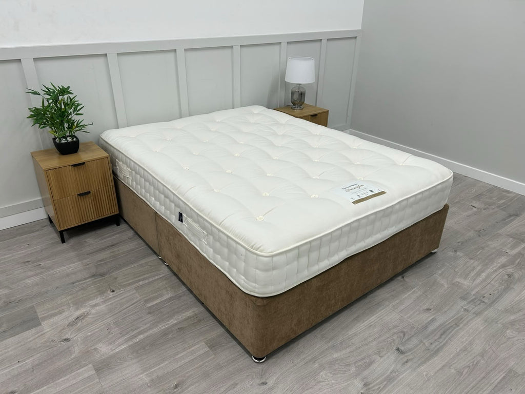 John Lewis Harrison Spinks Grassington 5750 Pocket Mattress in 5FT Kingsize, medium firm, with plush fabric and supportive cushioning