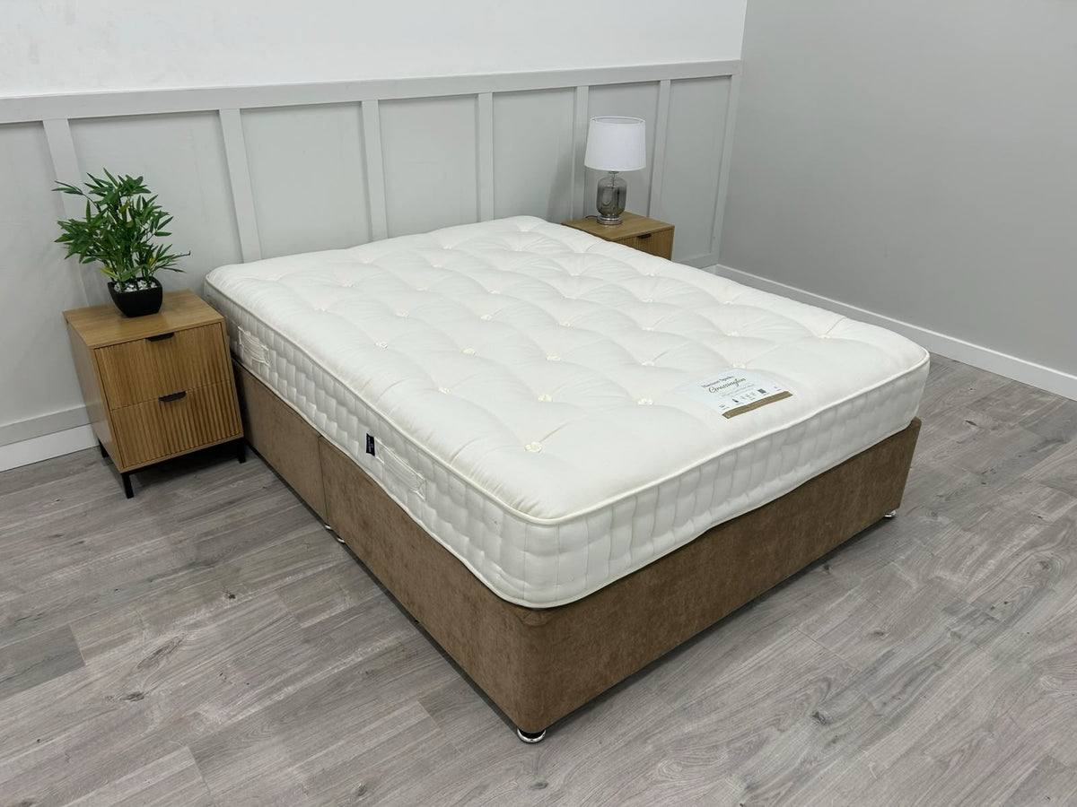 John Lewis Harrison Spinks Grassington 5750 Pocket Mattress in 5FT Kingsize, medium firm, with plush fabric and supportive cushioning