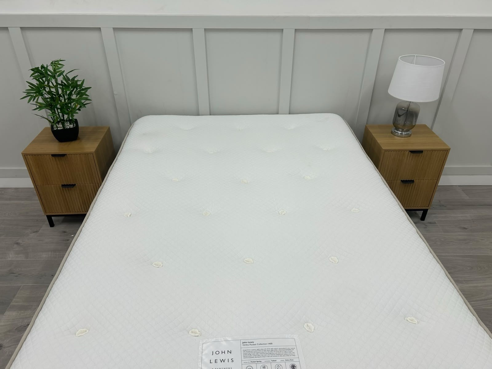 John Lewis Ortho Pocket Collection 1400 Pocket Spring Double 4FT 6 RRP £799