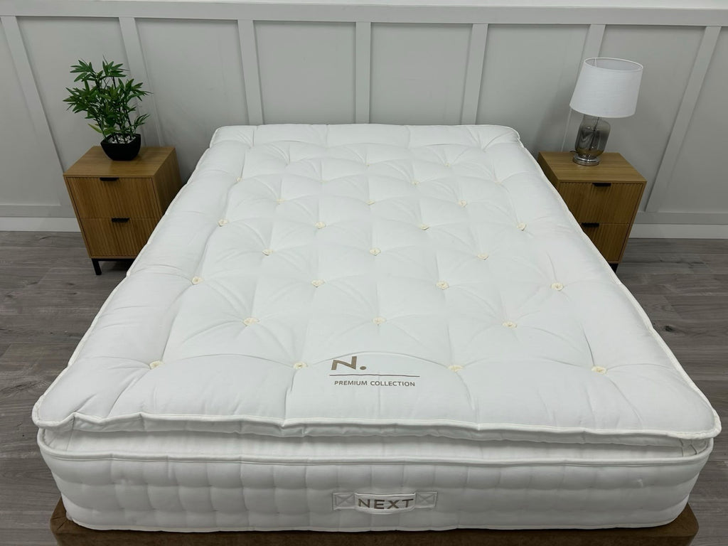 Next Premium 5400 Pocket Sprung Medium Hand Tufted Mattress 5FT Kingsize