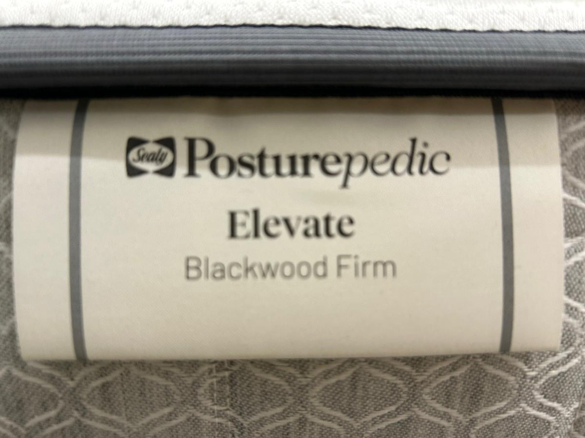 Sealy Posturepedic Elevate Blackwood 6FT Super King mattress in a clean studio view