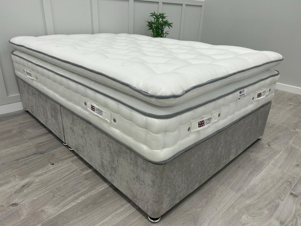British Mattress Pure Embrace 5000 Pillow Top 5FT Kingsize 100 Night Sleep Trial