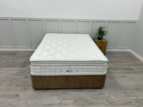 British Mattress Pure Embrace 3000 Pillow Top 4FT 6 Double 100 Night Sleep Trial