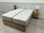 Harrison Spinks Pure Splendour 5FT Kingsize mattress with zipper and link design, showcasing plush fabric and corner detailing.