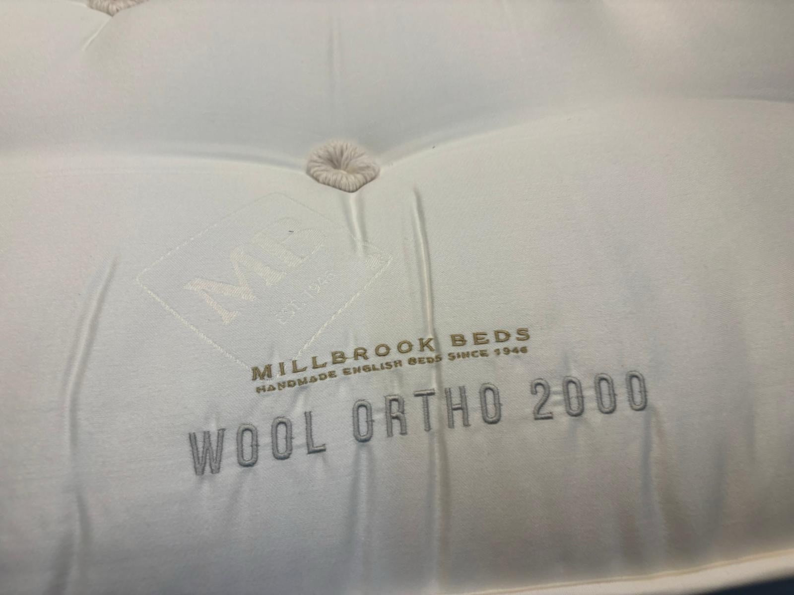 Millbrook Wool Ortho 2000 Mattress 6FT Superking - RRP £1195 Firm - Home Furniture Interiors