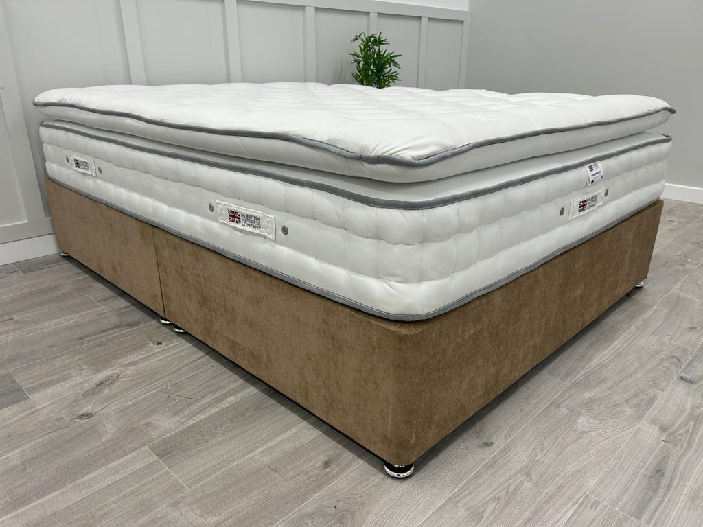 British Mattress Pure Embrace 3000 Pillow Top 6FT Superking 100 Night SleepTrial