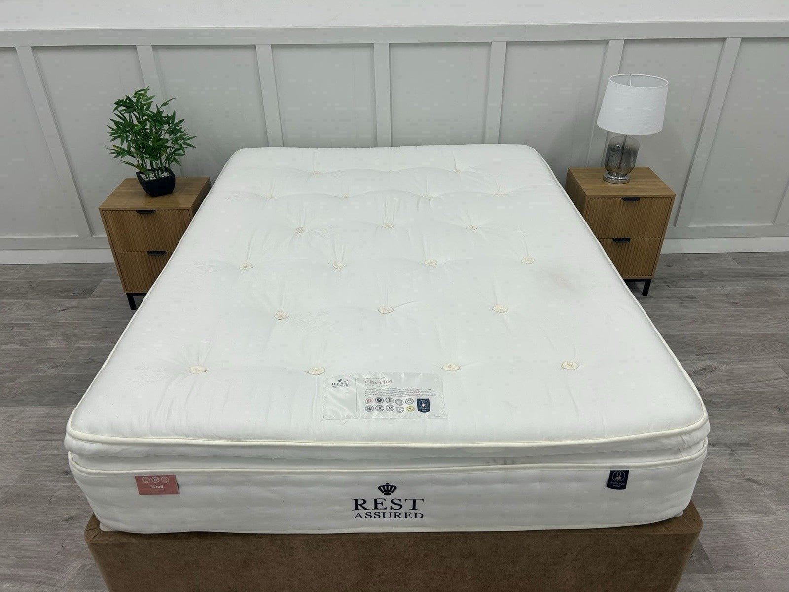 Rest Assured 3000 Pocket Cheviot - Medium Firm Mattress 5FT Kingsize