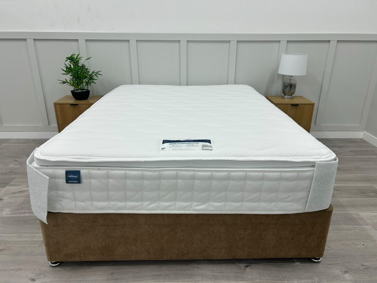 Silentnight 2000 Pocket Pillow Top Mattress 5FT Kingsize  RRP £1099