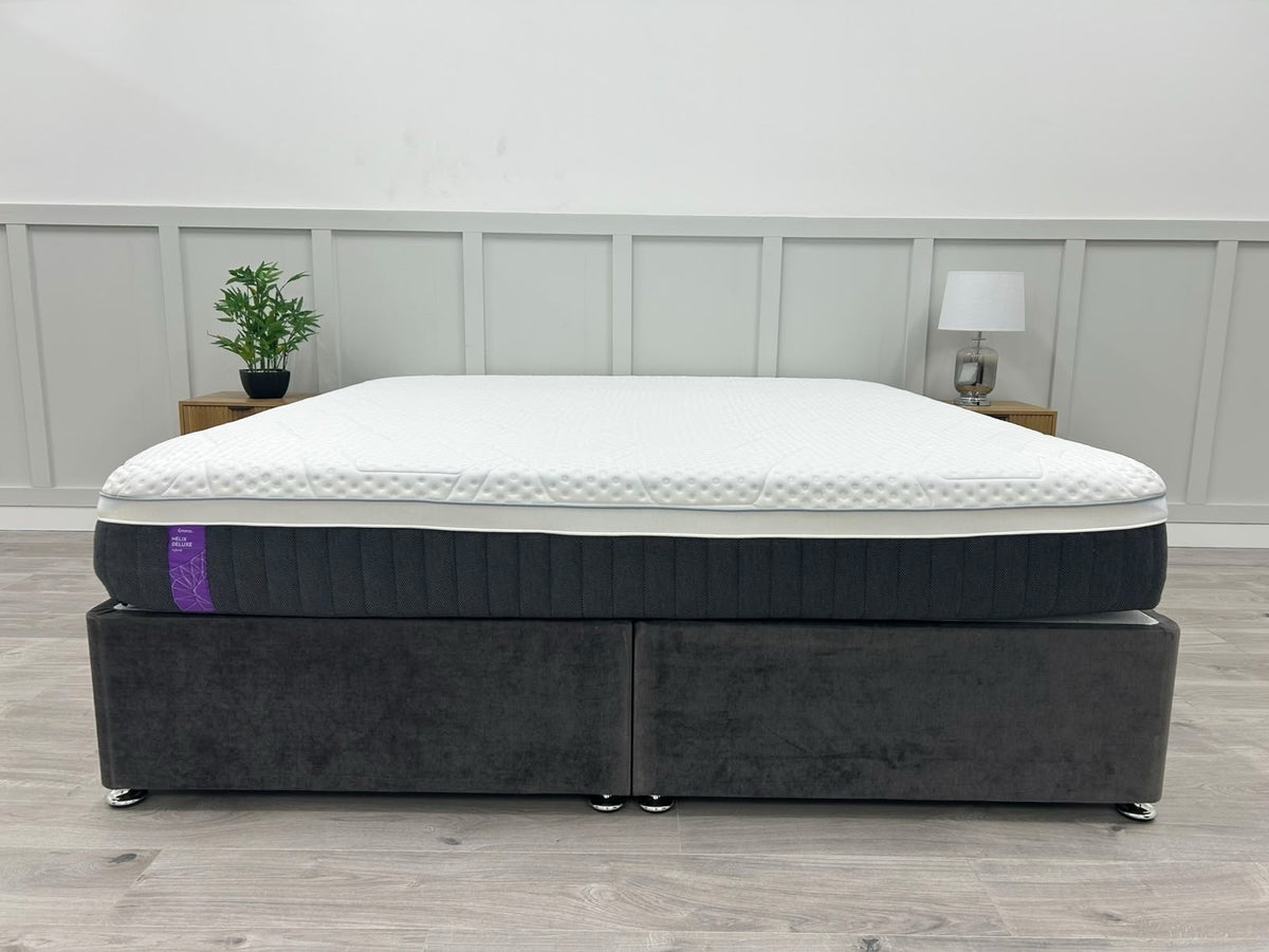 Emma Helix Deluxe Hybrid 6FT Superking Mattress RRP £1699 Medium - Home Furniture Interiors