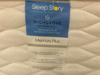 Sleepstory Memory 3FT Plus Single Mattress RRP £699 Medium
