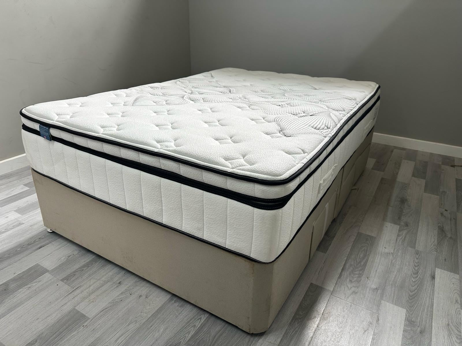 IGEL 3500i Nanotech 5FT Kingsize  Plushtop Mattress RRP £1499 Medium - Home Furniture Interiors