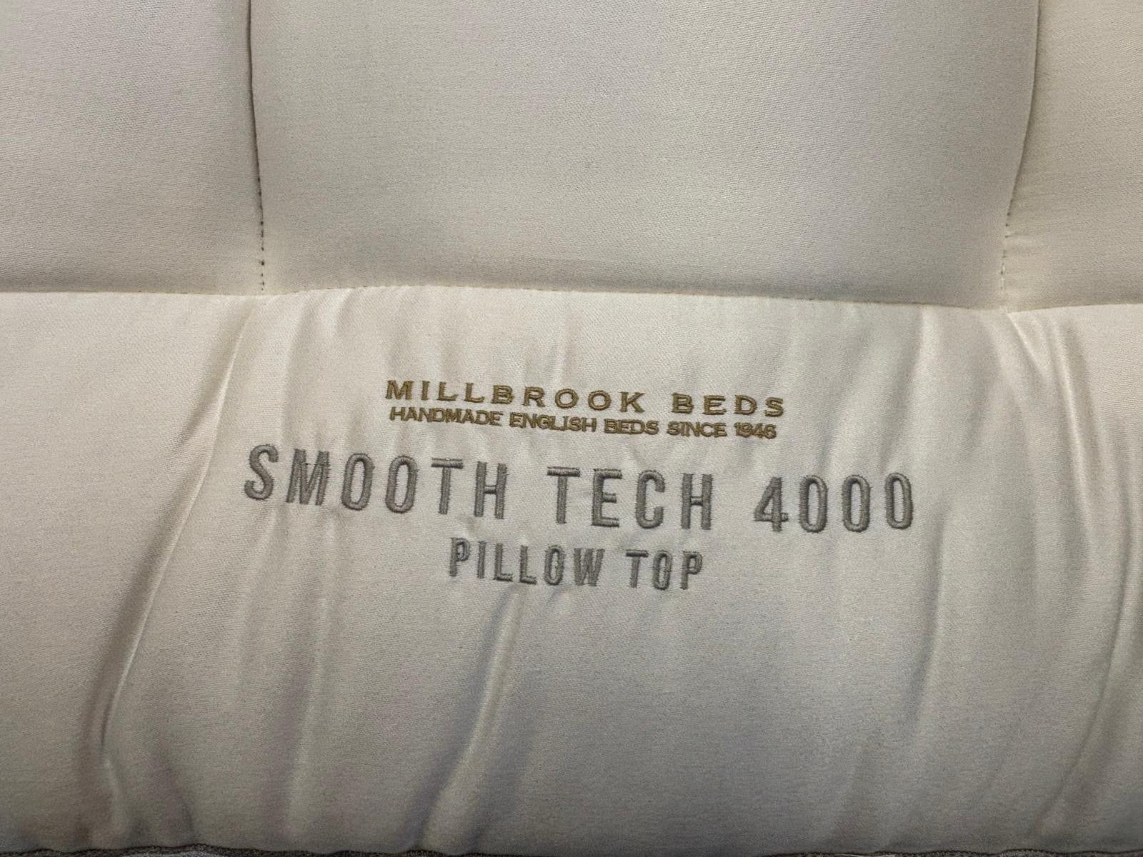 Millbrook Smooth Tech Pillowtop 4000 Mattress 6FT Superking - RRP £1695 A - Home Furniture Interiors