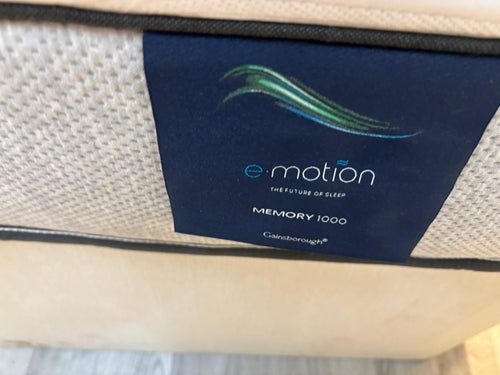 Gainsborough E-Motion Adjustable Memory 1000 Mattress 4FT Small Double RRP £1299 - Home Furniture Interiors