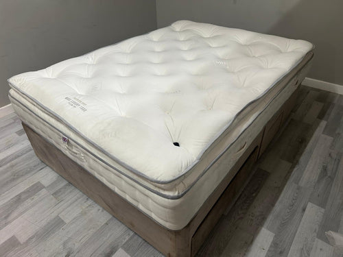 Millbrook Wool Luxury 1500 Pocket Pillow Top Mattress 5FT Kingsize RRP £1269 A - Home Furniture Interiors