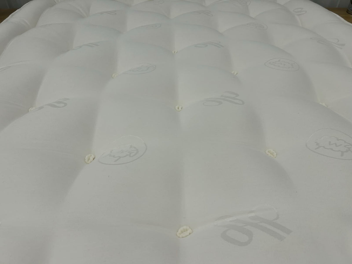 John Lewis Waitrose Wool 1800 Pillowtop Mattress, Medium 5FT Kingsize RRP £1199