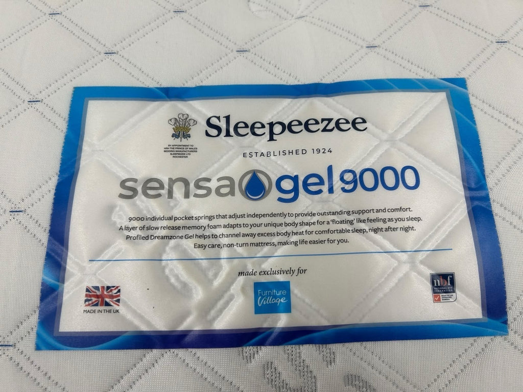 Sleepeezee SensaGel 9000 Mattress 5FT Kingsize  RRP £2899