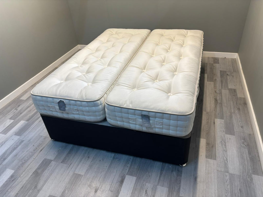 Harrison Spinks Bedstead Eco 7000 Mattress 5FT Kingsize Zip & Link RRP £2499 - Home Furniture Interiors