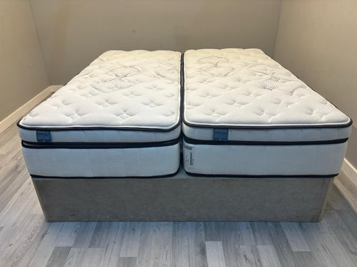 IGEL 6000 Nanotech 6FT SuperKing Plushtop Zip & Link Mattress - RRP £2799 Firm - Home Furniture Interiors