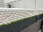 Emma Diamond Hybrid 6FT Superking mattress with medium firm support, featuring plush fabric and a supportive hybrid design.