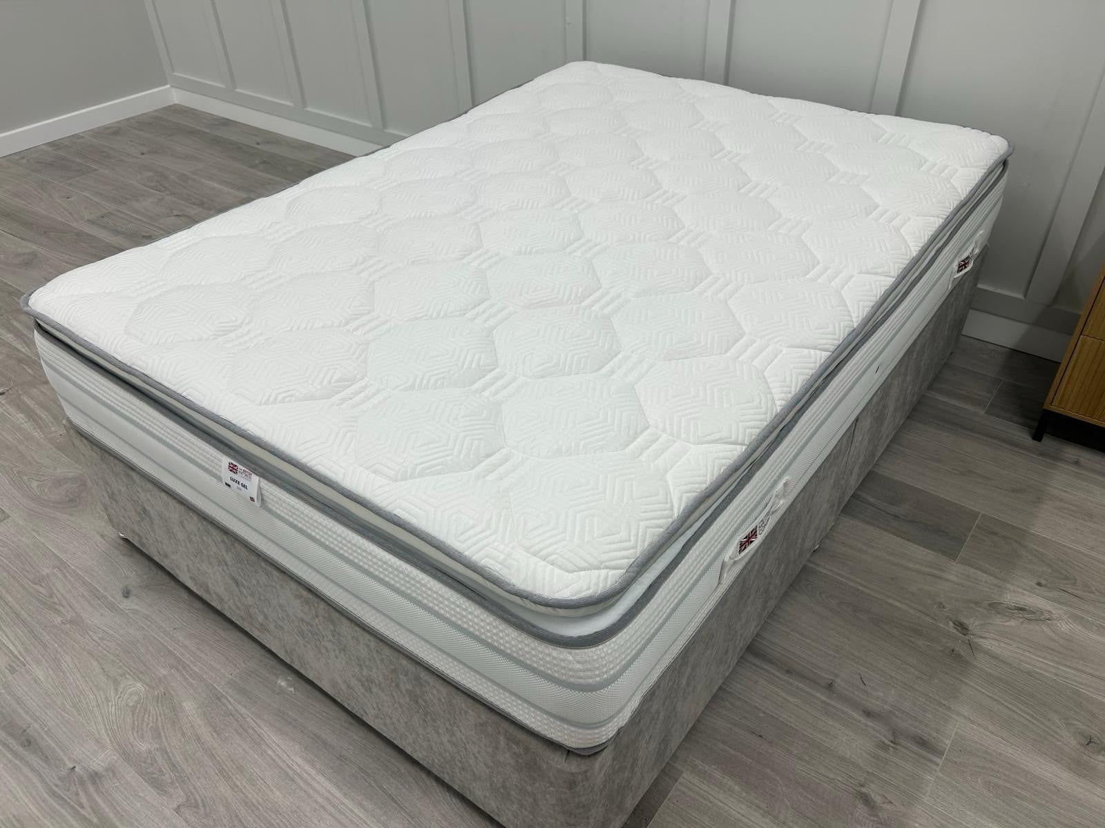 British Mattress Luxe Gel 2000 6FT Superking 100 Night Sleep Trial
