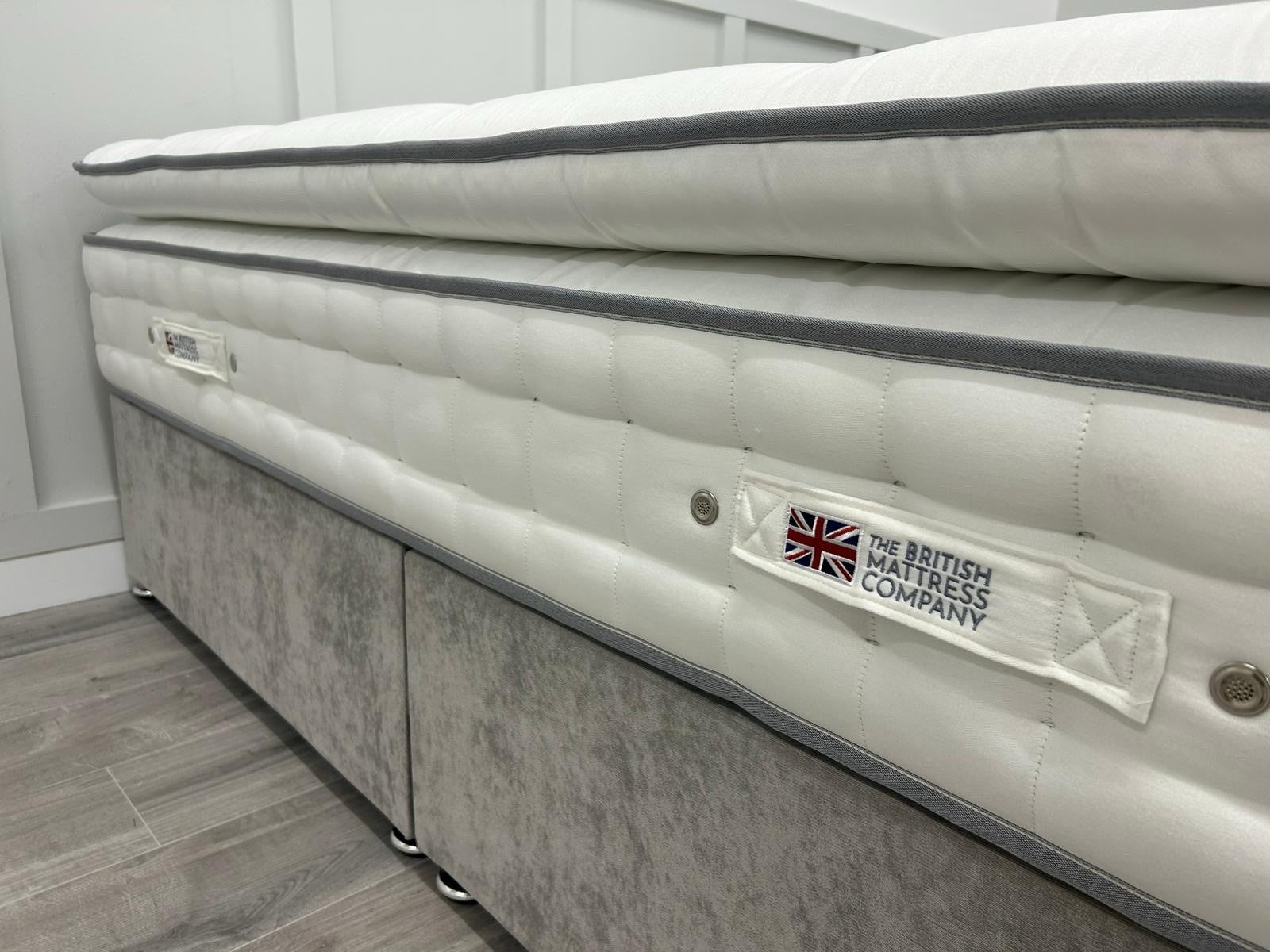 British Mattress Pure Embrace 5000 Pillow Top 5FT Kingsize 100 Night Sleep Trial