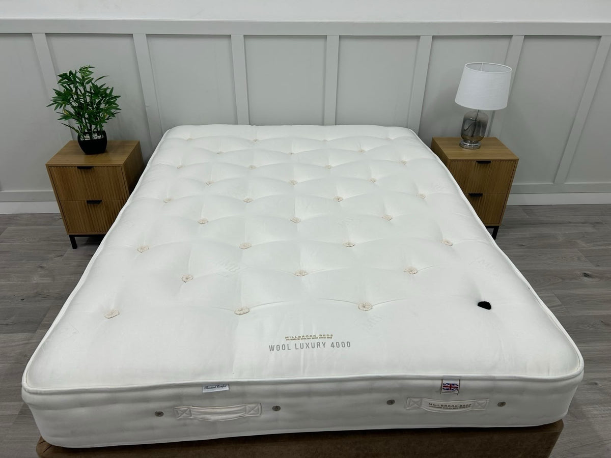 Millbrook Wool Luxury 4000 Pocket Medium 5FT Kingsize Mattress RRP £2195