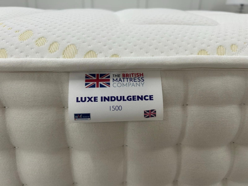 British Mattress Luxe Indulgence 1500 6FT Superking  100 Night Sleep Trial