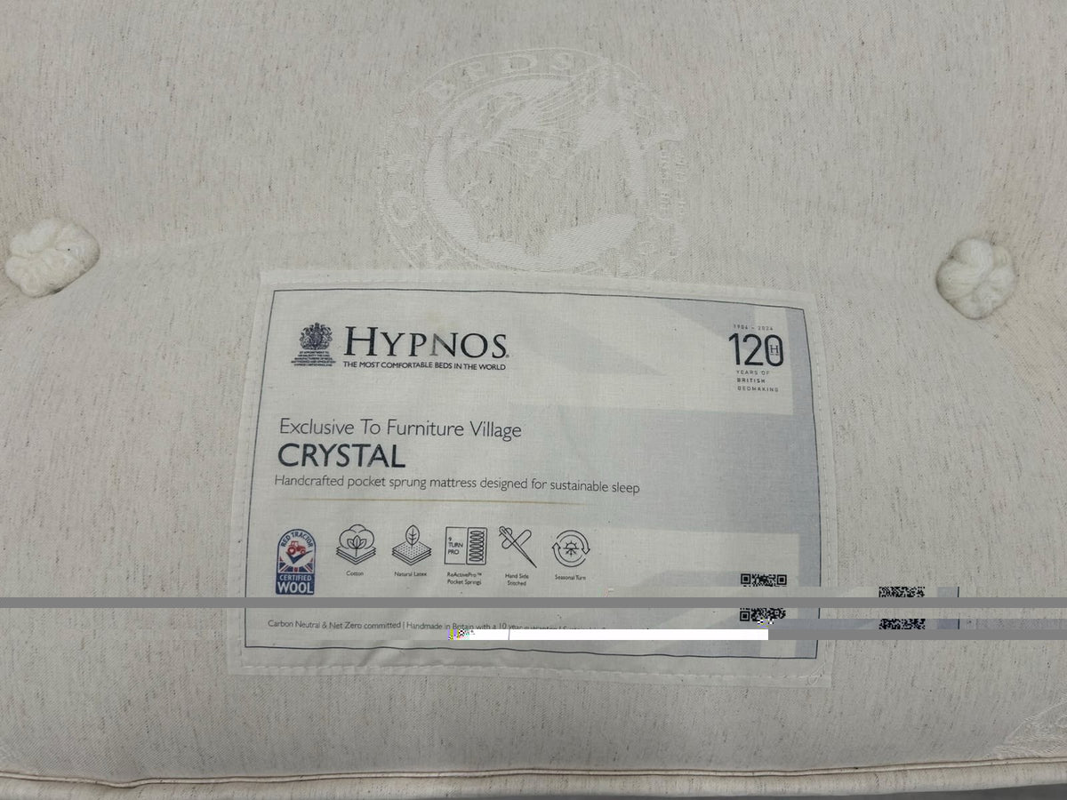 Hypnos Bespoke Crystal Mattress Zip & Link 5FT Kingsize - Regular RRP £3899