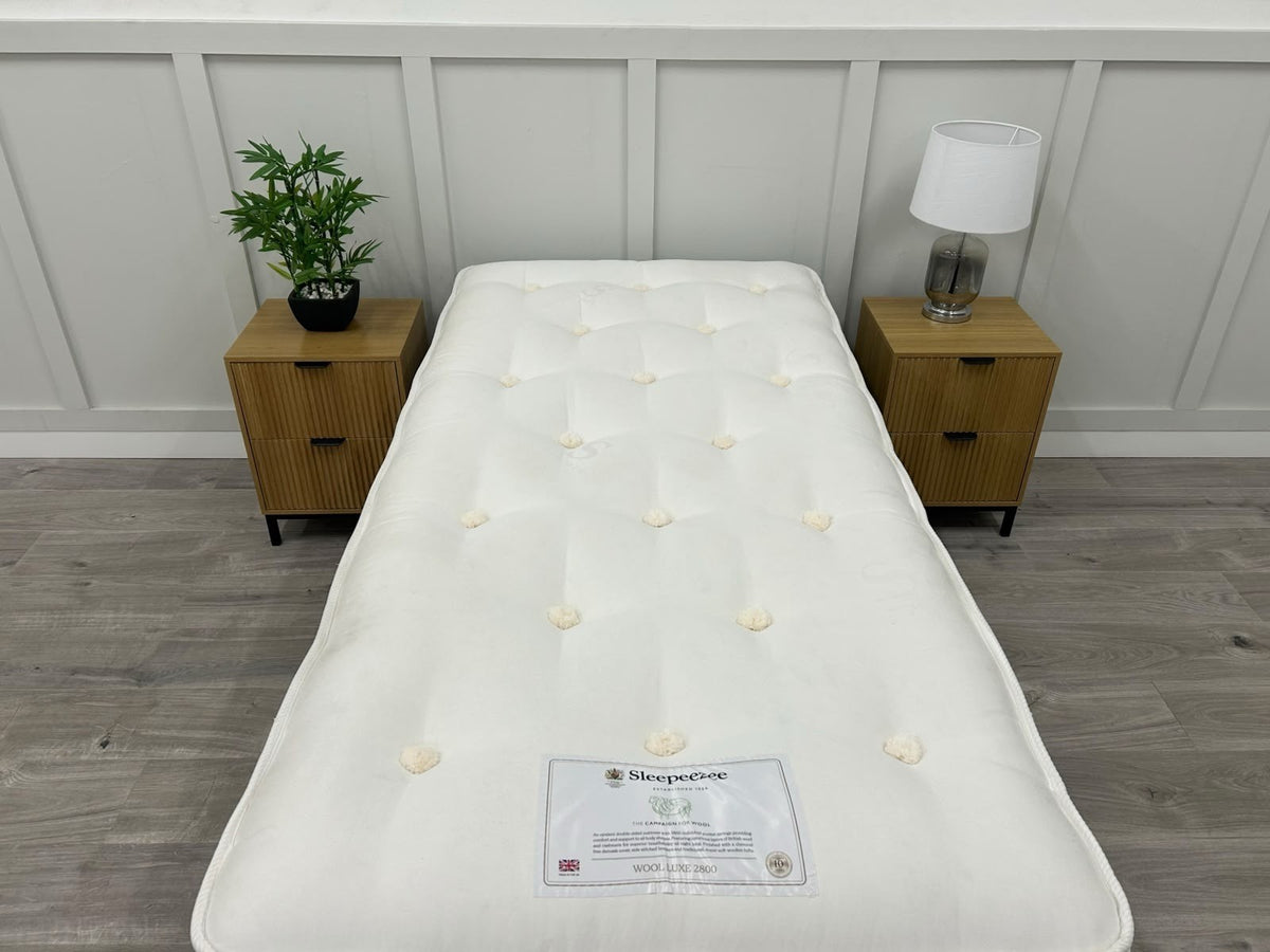 Sleepeezee Campaign for Wool Luxe 2800 Mattress 3FT Single RRP £699