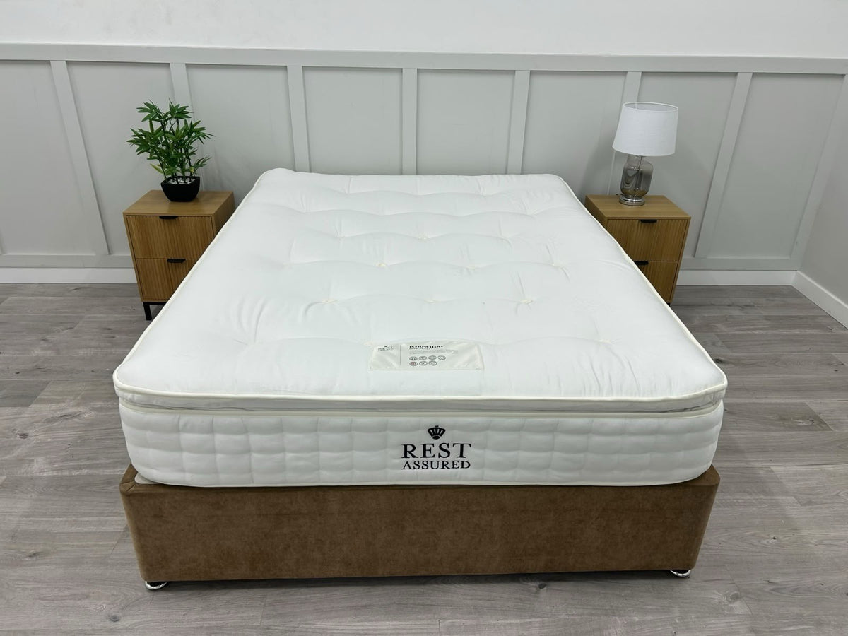 Rest Assured Knowlton 2000 Pocket Latex Pillow Top Mattress 5FT Kingsize