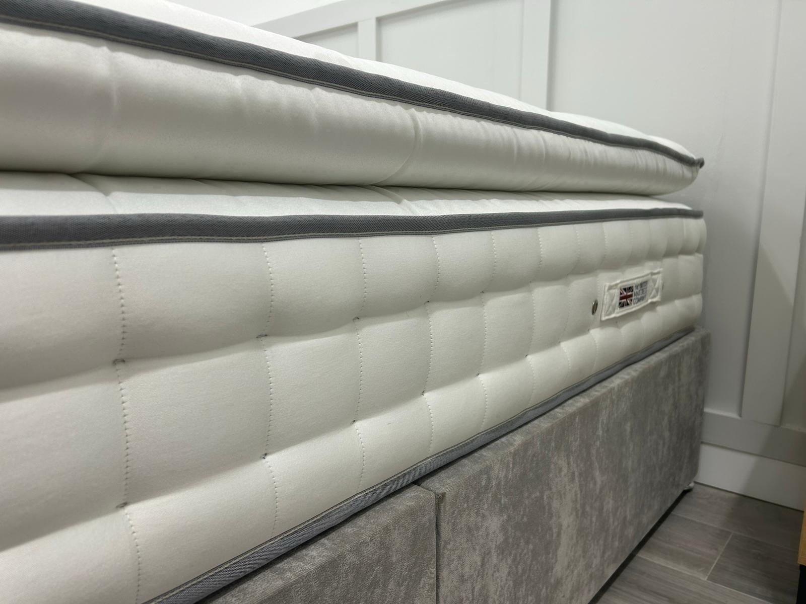 British Mattress Pure Embrace 5000 Pillow Top 4FT 6 Double 100 Night Sleep Trial