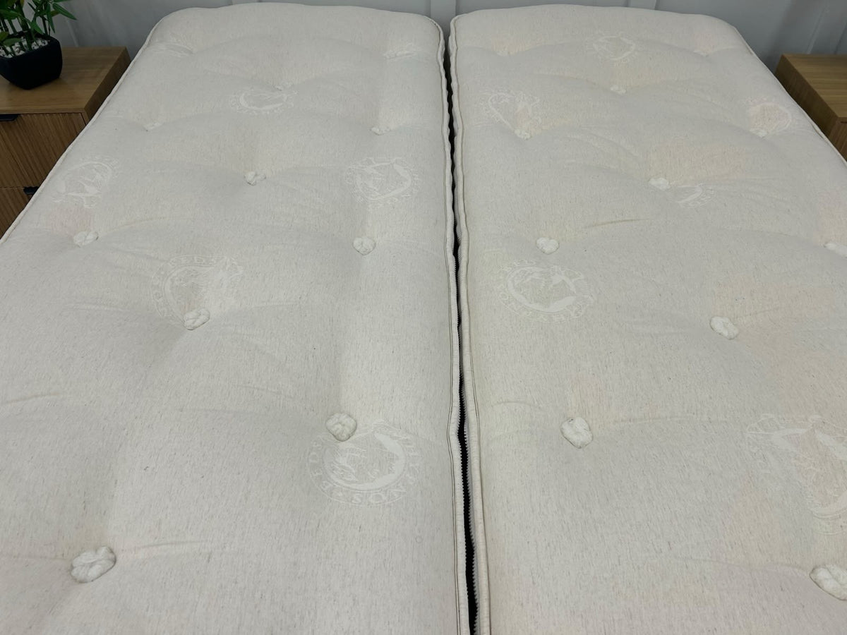 Hypnos Bespoke Crystal Mattress Zip & Link 5FT Kingsize - Regular RRP £3899