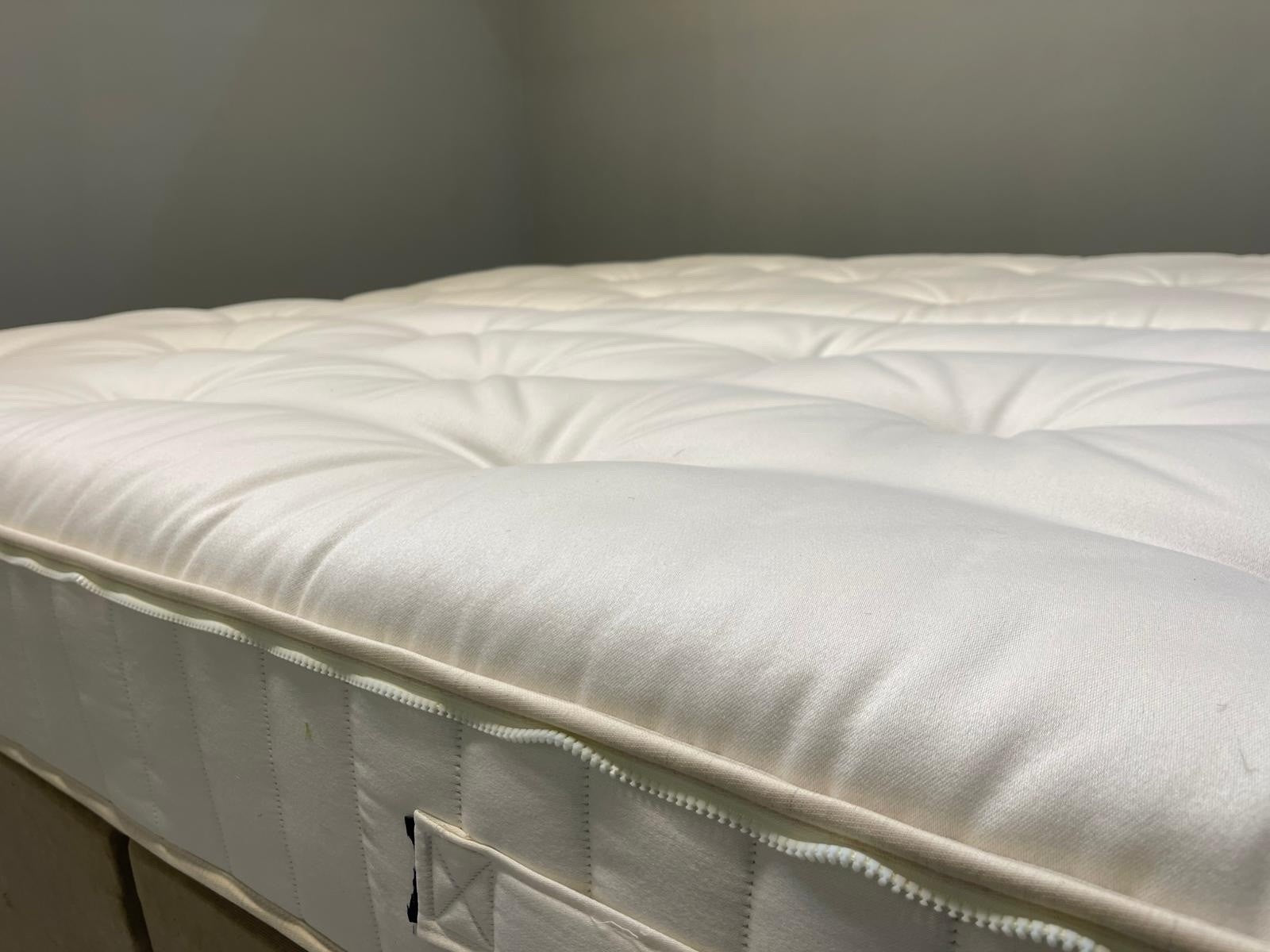 John Lewis Harrison Spinks Hemp 2750 Mattress Zip & Link 6FT Superking RRP £1899 - Home Furniture Interiors