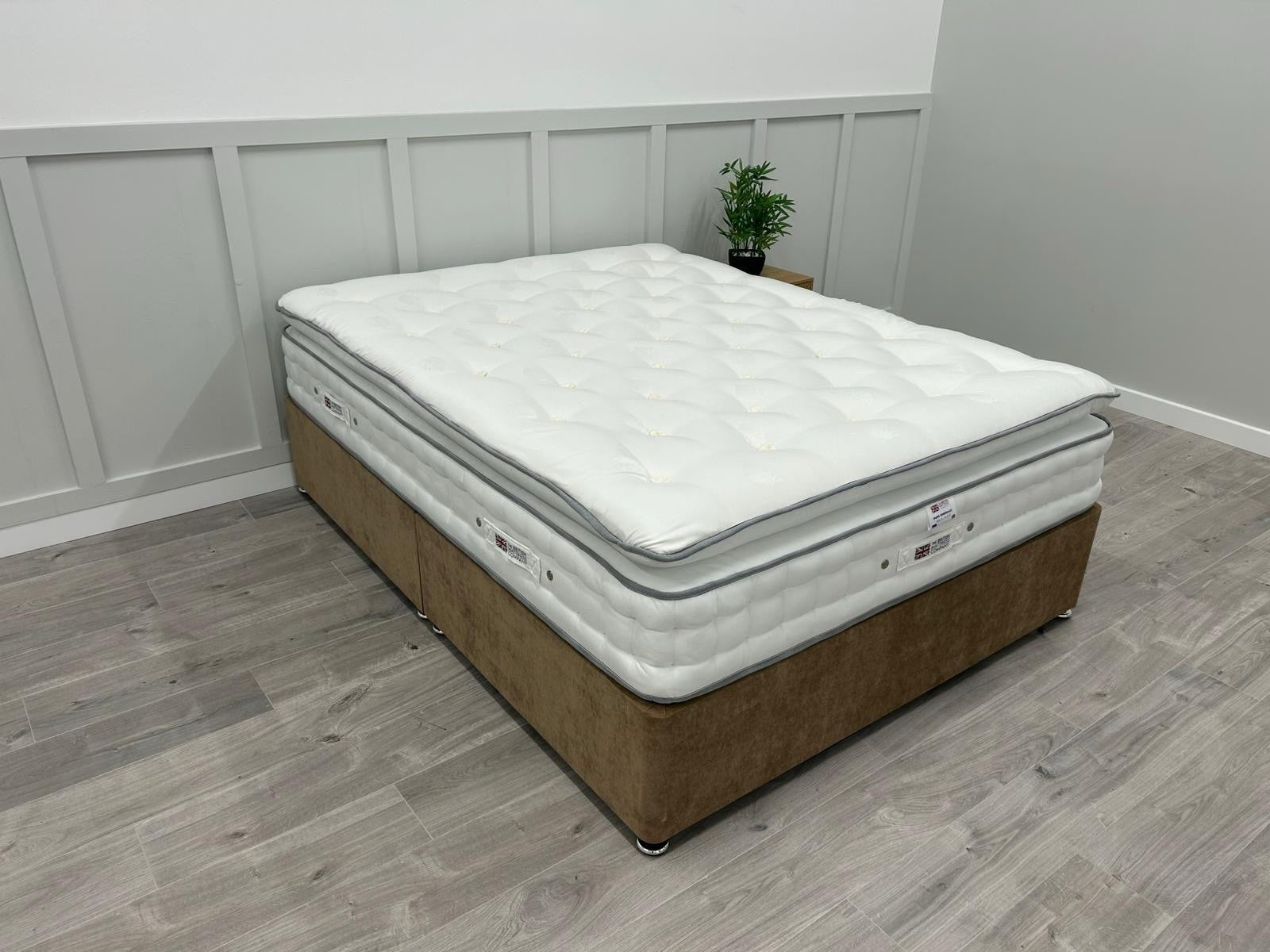 British Mattress Pure Embrace 3000 Pillow Top 5FT Kingsize 100 Night Sleep Trial