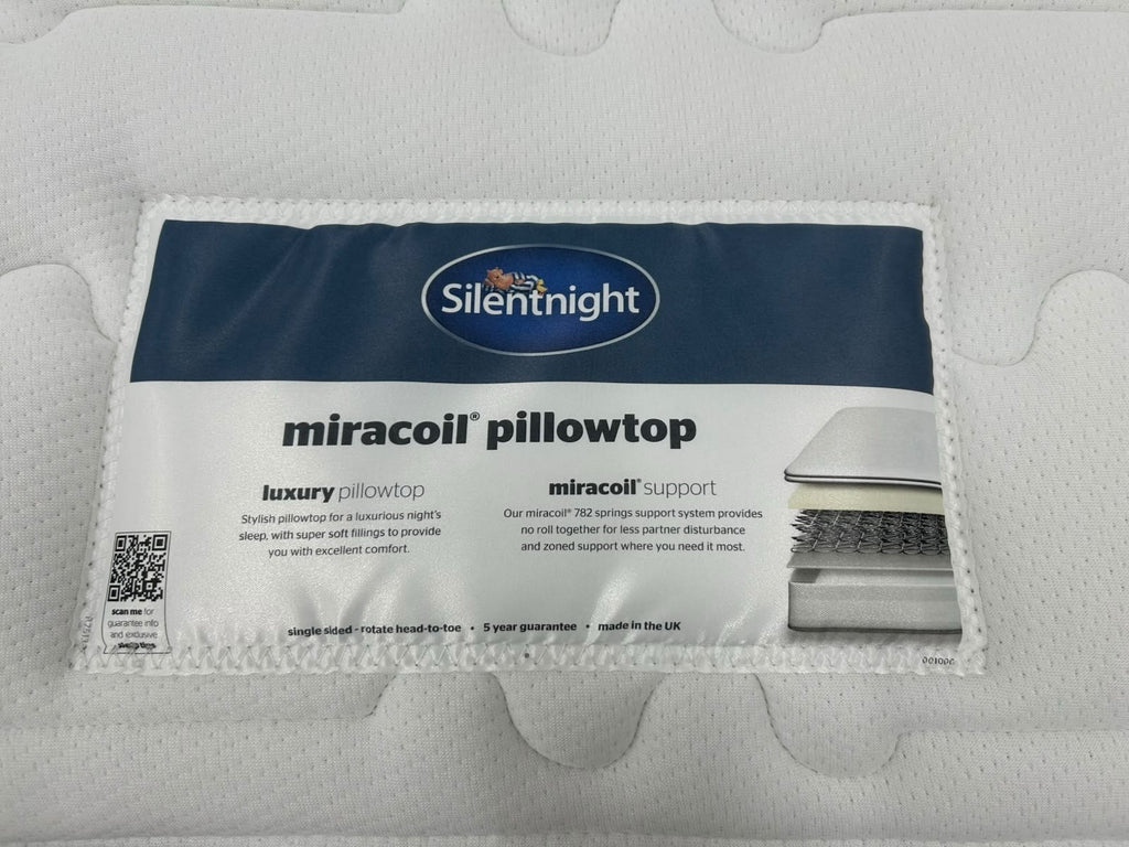 Silentnight Mircoil Pillow Top Mattress 5FT Kingsize  RRP £1099