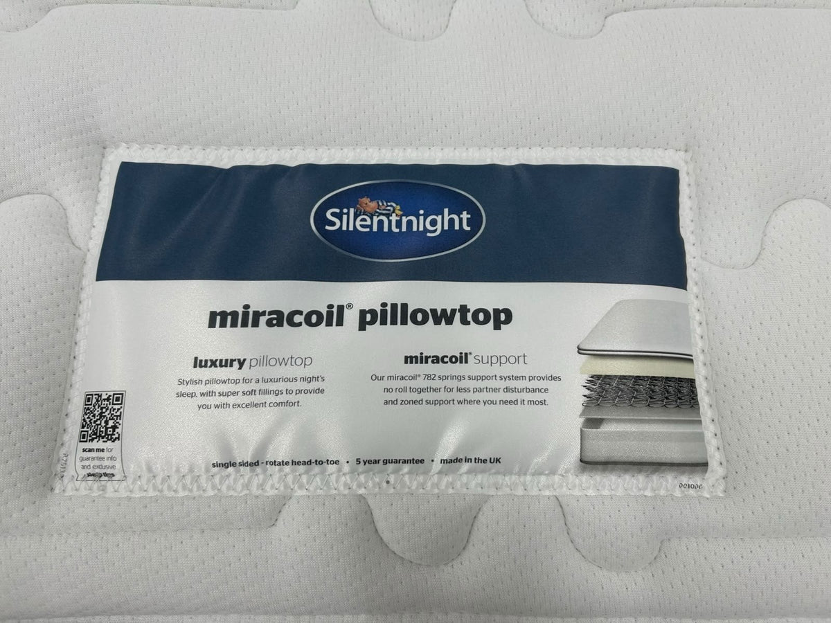 Silentnight Mircoil Pillow Top Mattress 5FT Kingsize  RRP £1099