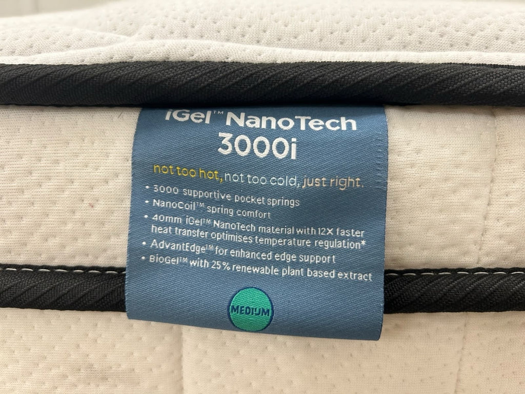 IGEL 3000 Nanotech 3FT Single  Plushtop Mattress Medium  - RRP £1299