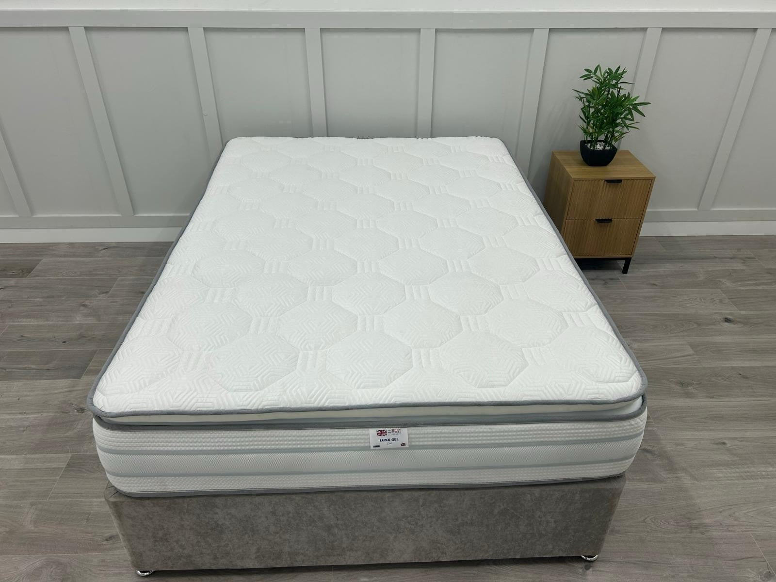 British Mattress Luxe Gel 2000 6FT Superking 100 Night Sleep Trial