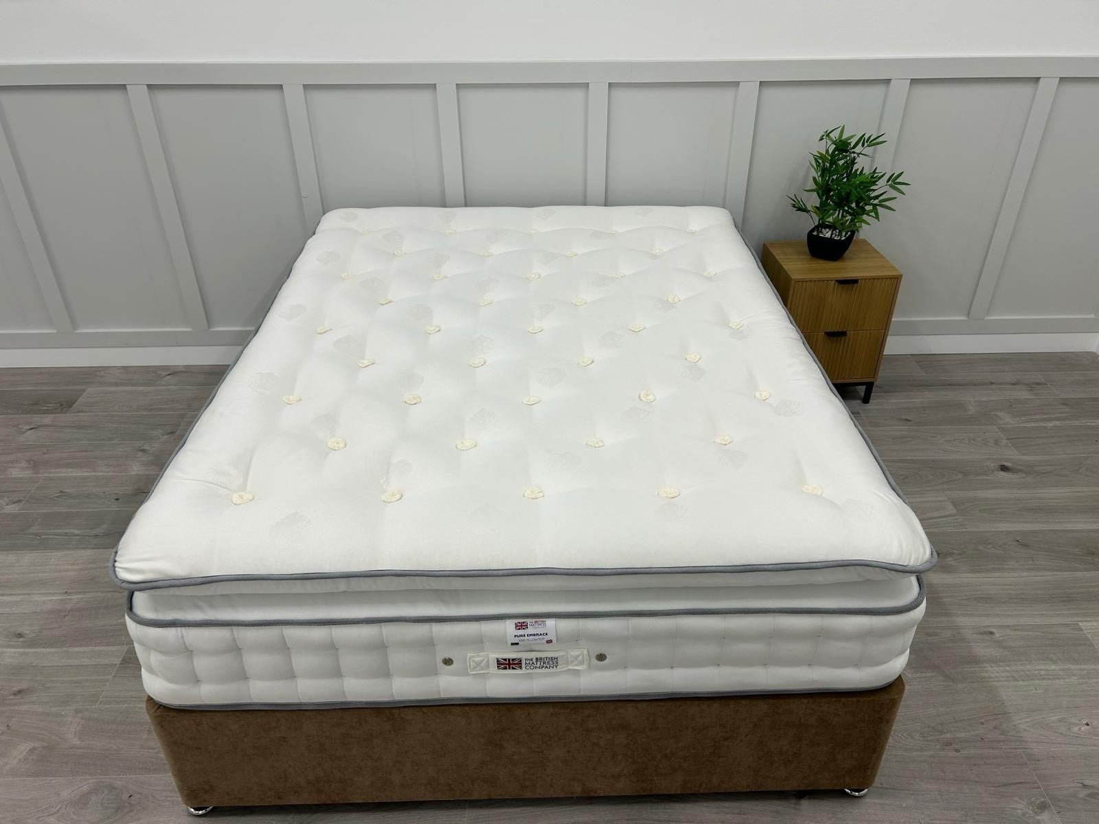 British Mattress Pure Embrace 3000 Pillow Top 5FT Kingsize 100 Night Sleep Trial