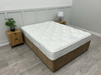 Hypnos Cawthorne Deluxe 5FT Kingsize medium mattress with plush fabric and supportive design, ideal for comfortable sleep.