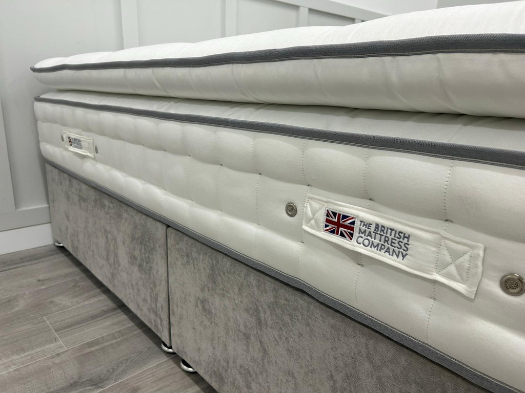 British Mattress Pure Embrace 5000 Pillow Top 4FT 6 Double 100 Night Sleep Trial