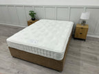 Hypnos Cawthorne Deluxe 5FT Kingsize medium mattress showing plush fabric surface and built-in supportive layers.