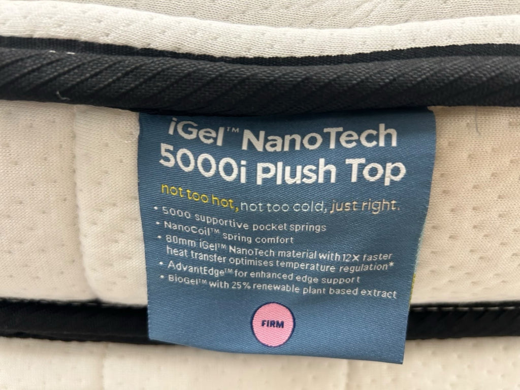 IGEL 5000i Nanotech 5ft Kingsize Plushtop Mattress Firm - RRP £1999