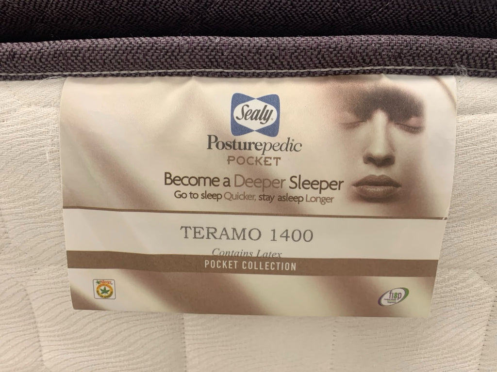 SEALY TERAMO 1400 MATTRESS  Pocket Springs 5FT Kingsize RRP £1499