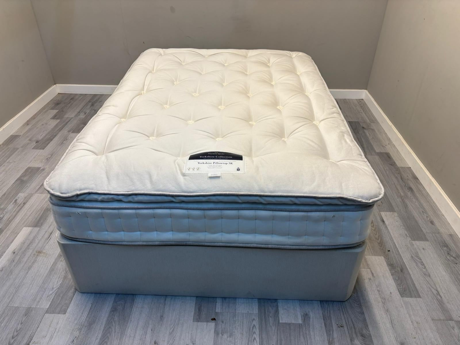 Harrison Spinks Yorkshire 5000 Pillow Top 4FT 6 Double Mattress Firmer RRP £1799