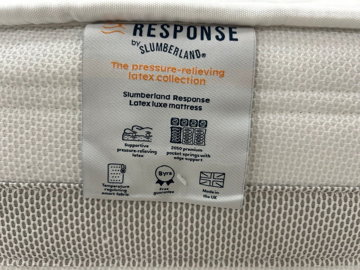 Slumberland Response Latex Premium Mattress 5FT Kingsize RRP £1199
