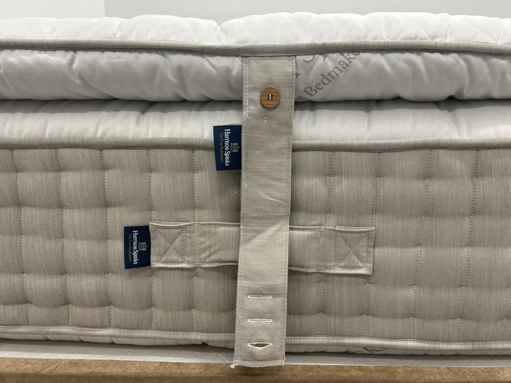 Harrison Spinks Pure Elegance Mattress with Mattress Topper 5FT Kingsize Firmer