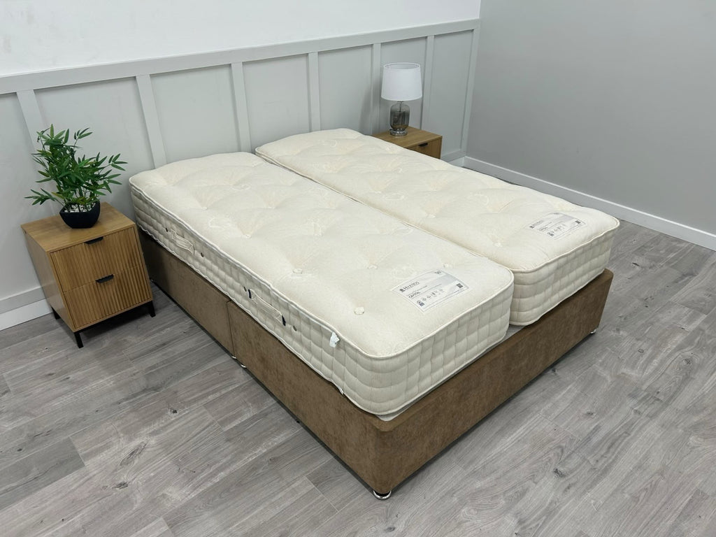 Hypnos Bespoke Crystal Mattress Zip & Link 5FT Kingsize - Regular RRP £3899