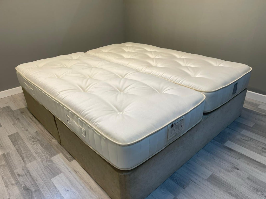 John Lewis Harrison Spinks Hemp 2750 Mattress Zip & Link 6FT Superking RRP £1899 - Home Furniture Interiors